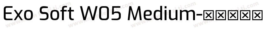 Exo Soft W05 Medium字体转换